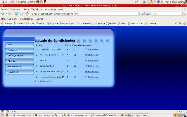 Download web tool or web app Facturacion Libre en CakePHP