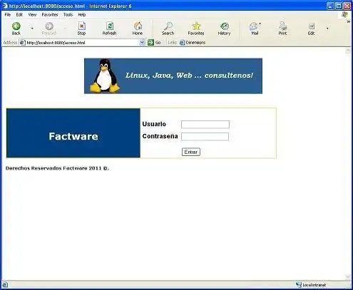 Download webtool of webapp Factware