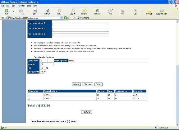 Download webtool of webapp Factware