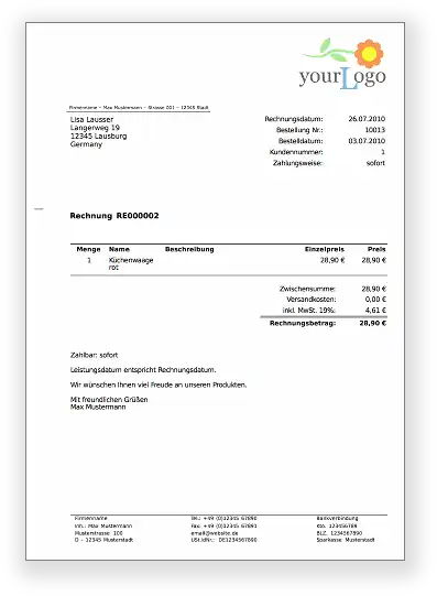 Download web tool or web app Fakturama - Invoicing Made Easy