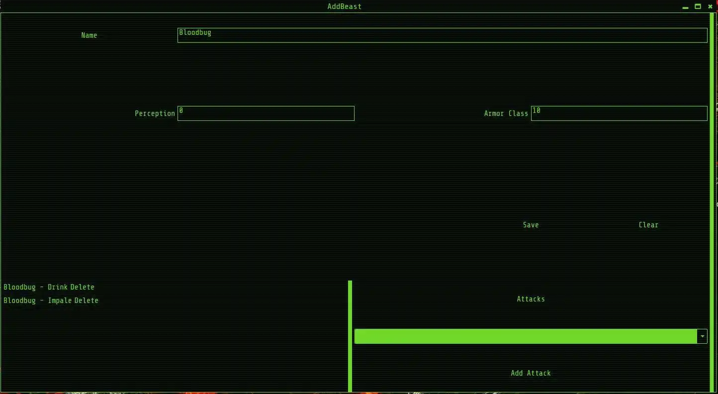 Download web tool or web app Fallout PnP Calculator to run in Windows online over Linux online