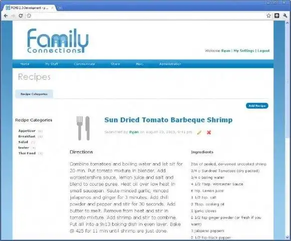 Download webtool of webapp Family Connections