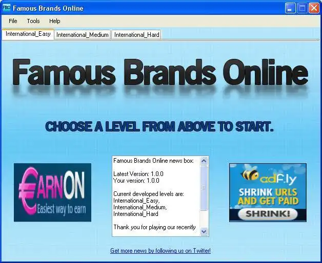قم بتنزيل أداة الويب أو تطبيق الويب Famous Brands Online للتشغيل في Windows عبر الإنترنت عبر Linux عبر الإنترنت