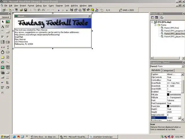 Mag-download ng web tool o web app na Fantasy Football Toolz upang tumakbo sa Windows online sa Linux online