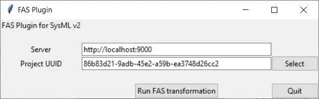 下载 Web 工具或 Web 应用程序 fas4sysmlv2