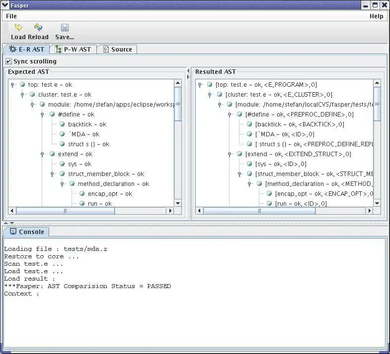 Mag-download ng web tool o web app na Fasper - Parser Testing Framework