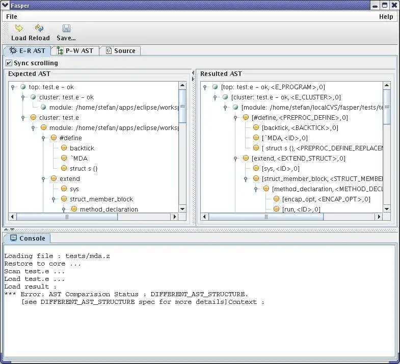 Mag-download ng web tool o web app na Fasper - Parser Testing Framework