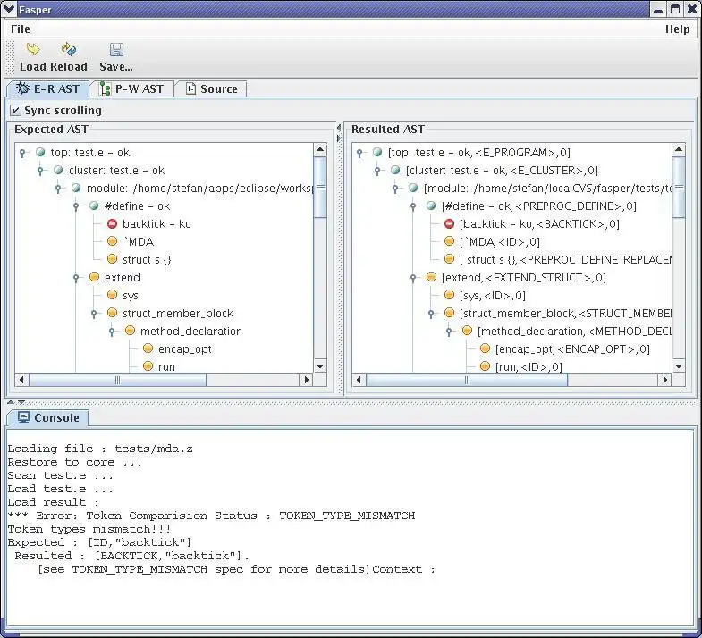 Download web tool or web app Fasper - Parser Testing Framework