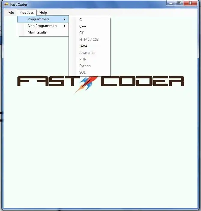 Web ツールまたは Web アプリ Fast Coder をダウンロード
