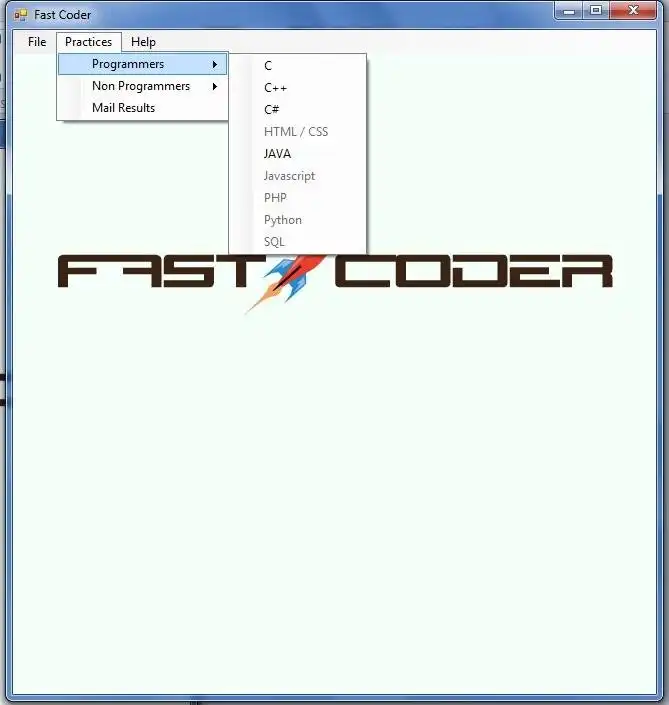 Download web tool or web app Fast Coder