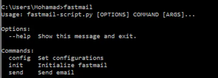 Download web tool or web app fastmail sender