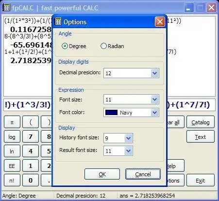 Download web tool or web app fast powerful CALC