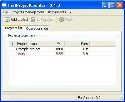 Unduh alat web atau aplikasi web FastProjectCounter