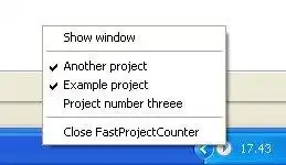 Unduh alat web atau aplikasi web FastProjectCounter