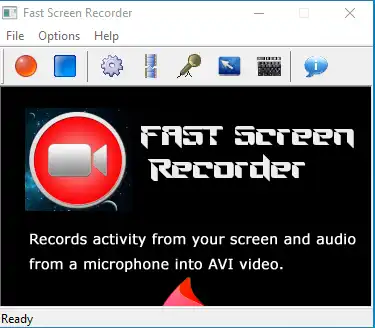 Загрузите веб-инструмент или веб-приложение Fast Screen Recorder
