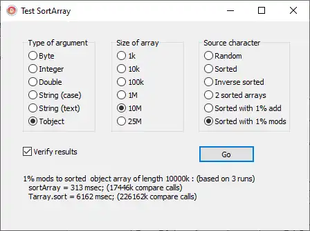 Download web tool or web app Fast stable sorting in Delphi