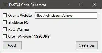 Download web tool or web app FASTT Custom Bat Generator