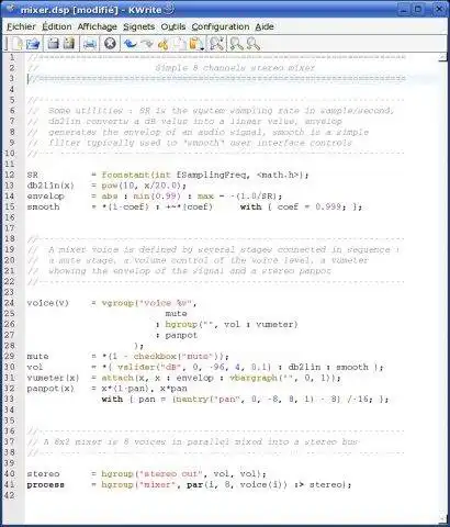 Download web tool or web app Faust : signal processing language