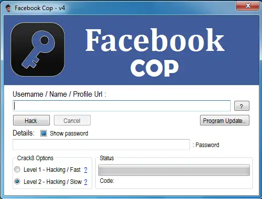 Download web tool or web app FBCop