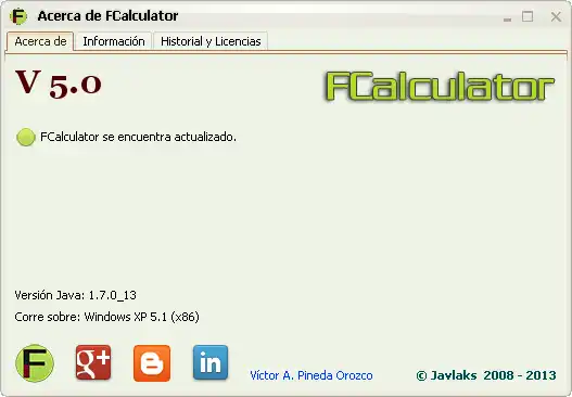 Download web tool or web app FCalculator