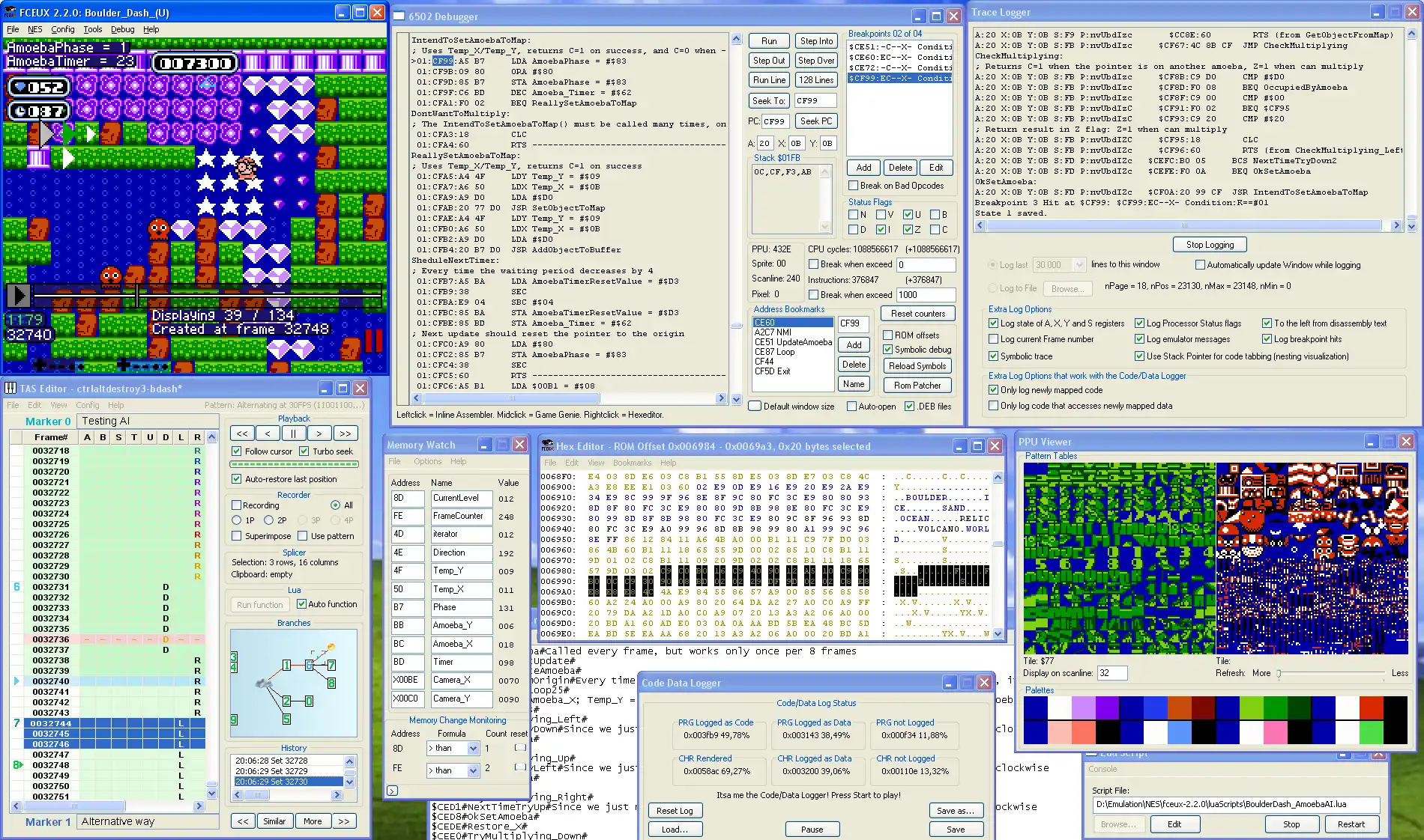 Web ツールまたは Web アプリ FCEUX をダウンロード