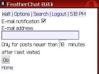 Download web tool or web app FeatherChat