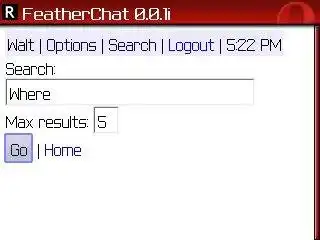 Download webtool of webapp FeatherChat