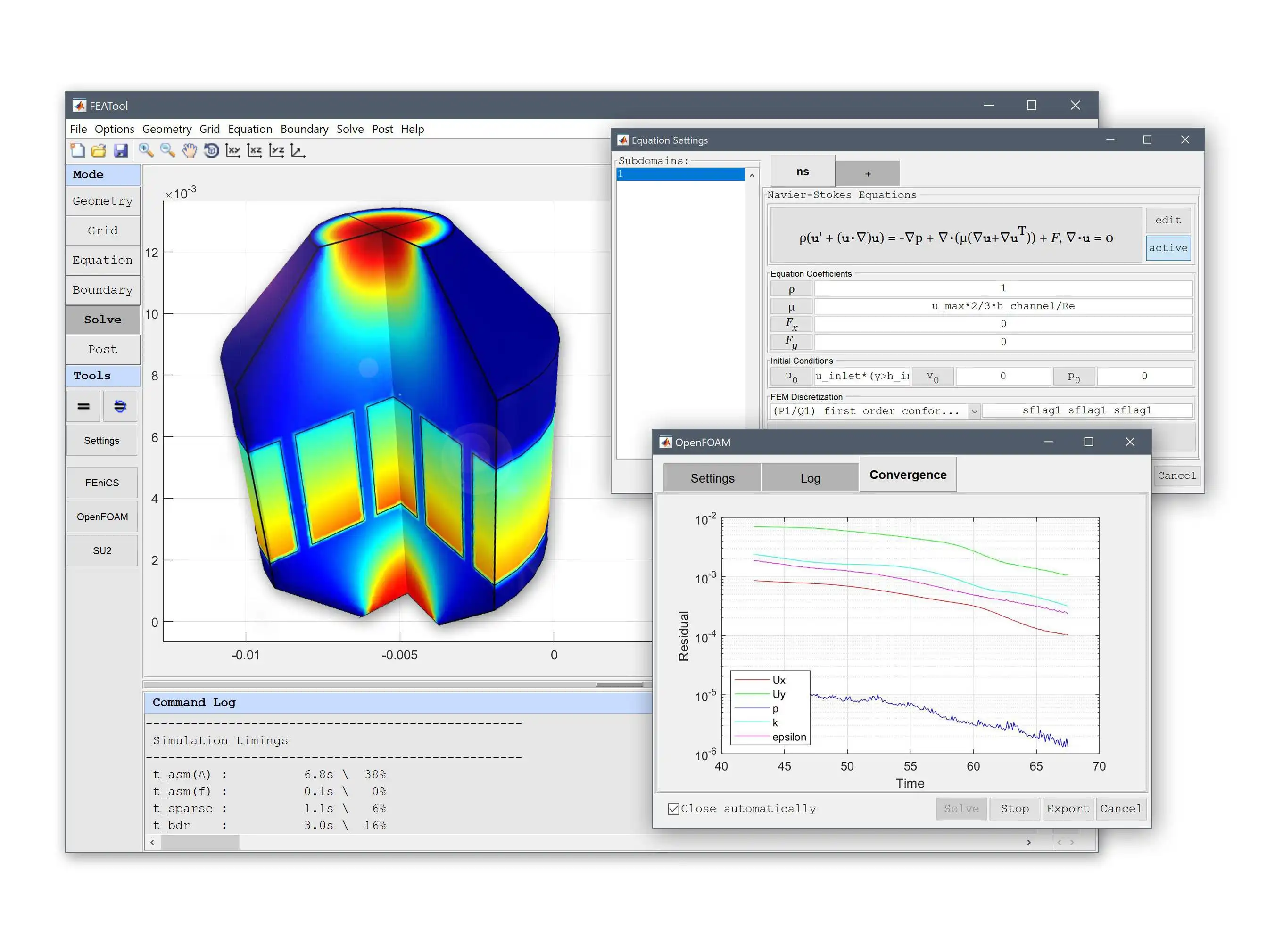 ওয়েব টুল বা ওয়েব অ্যাপ FEATool Multiphysics MATLAB FEM টুলবক্স ডাউনলোড করুন