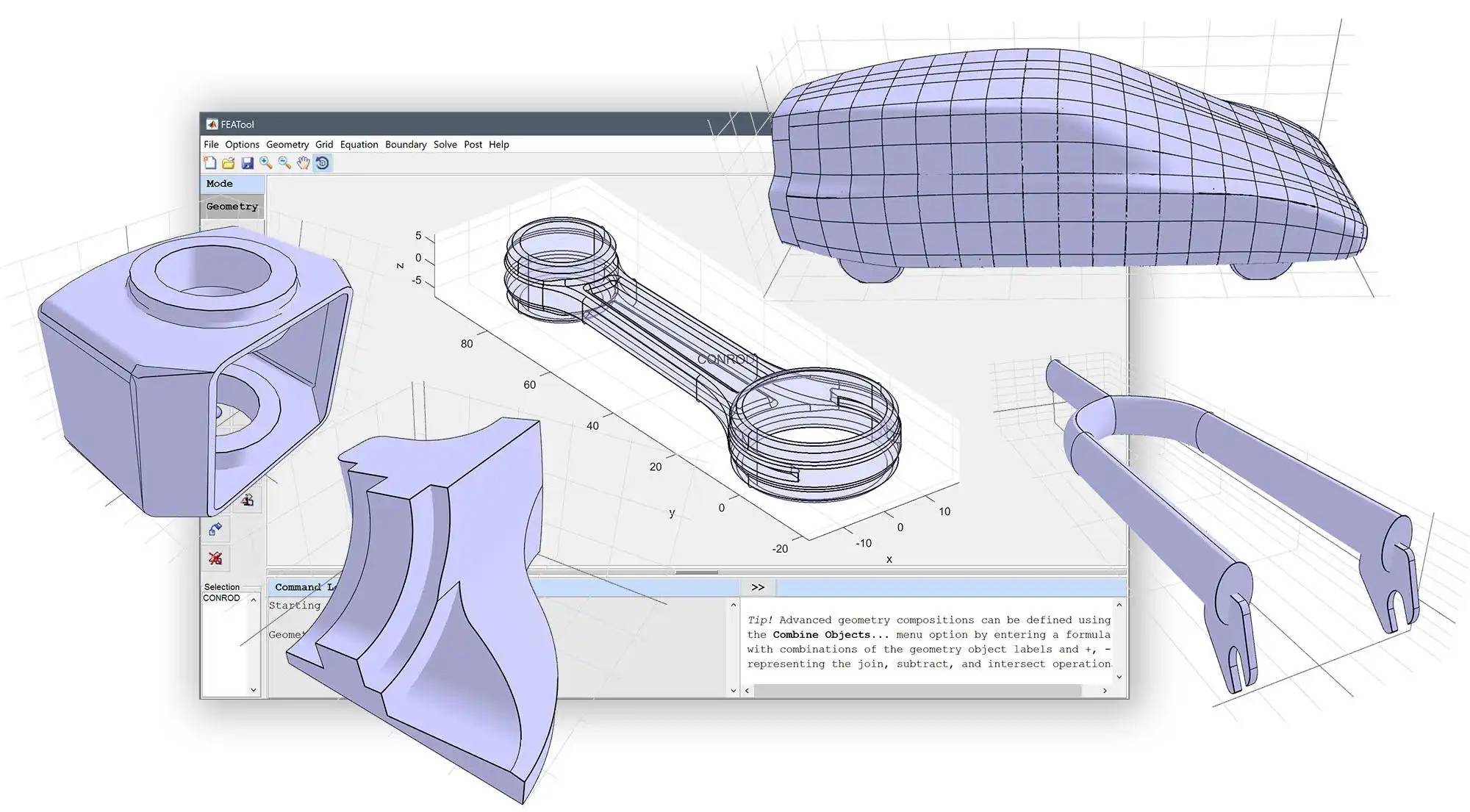 Download web tool or web app FEATool Multiphysics MATLAB FEM Toolbox