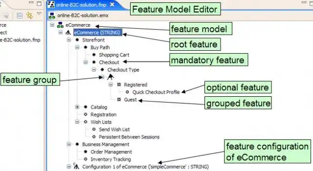 Download web tool or web app Feature Modeling Plug-in