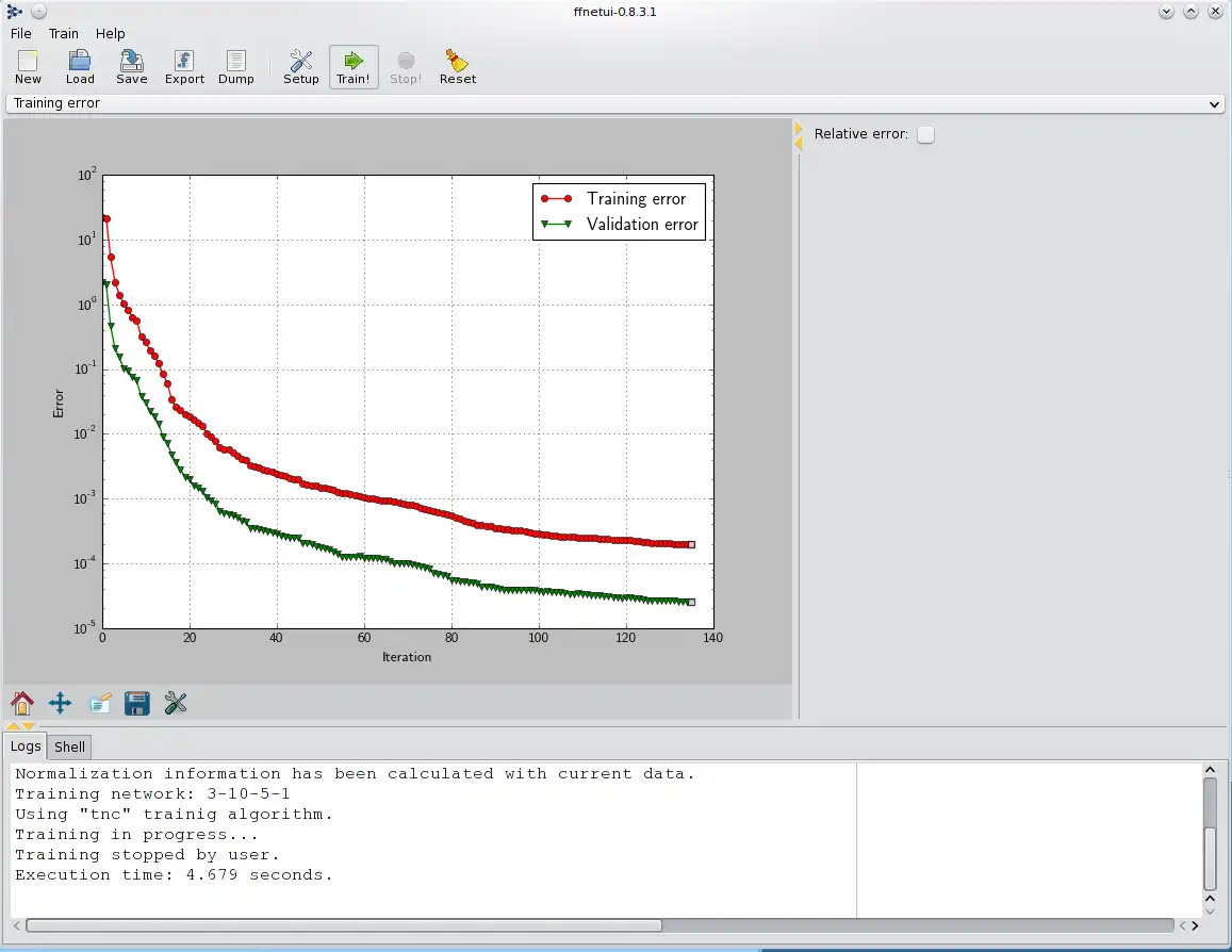 Descargue la herramienta web o la aplicación web Red neuronal Feed-forward para Python