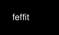 ດໍາເນີນການ feffit ໃນ OnWorks ຜູ້ໃຫ້ບໍລິການໂຮດຕິ້ງຟຣີຜ່ານ Ubuntu Online, Fedora Online, Windows online emulator ຫຼື MAC OS online emulator