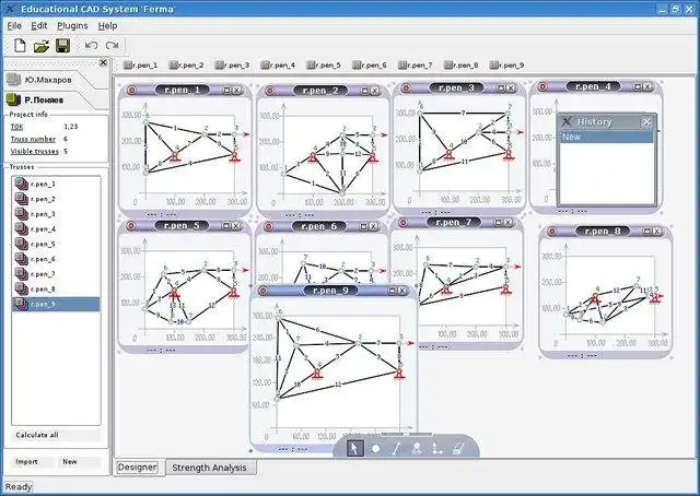Download web tool or web app Ferma (educational CAD software)