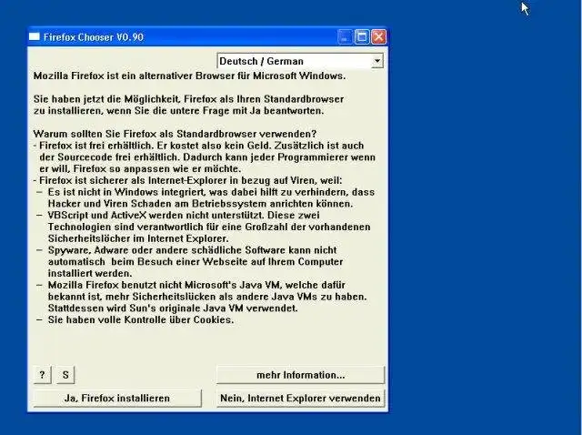 Laden Sie das Web-Tool oder die Web-App FFChooser herunter