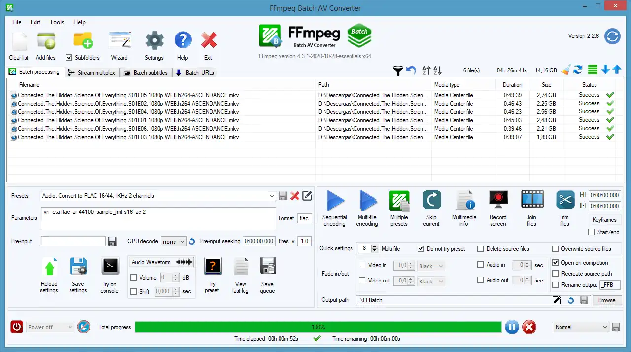 Scarica lo strumento Web o l'app Web FFmpeg Batch AV Converter