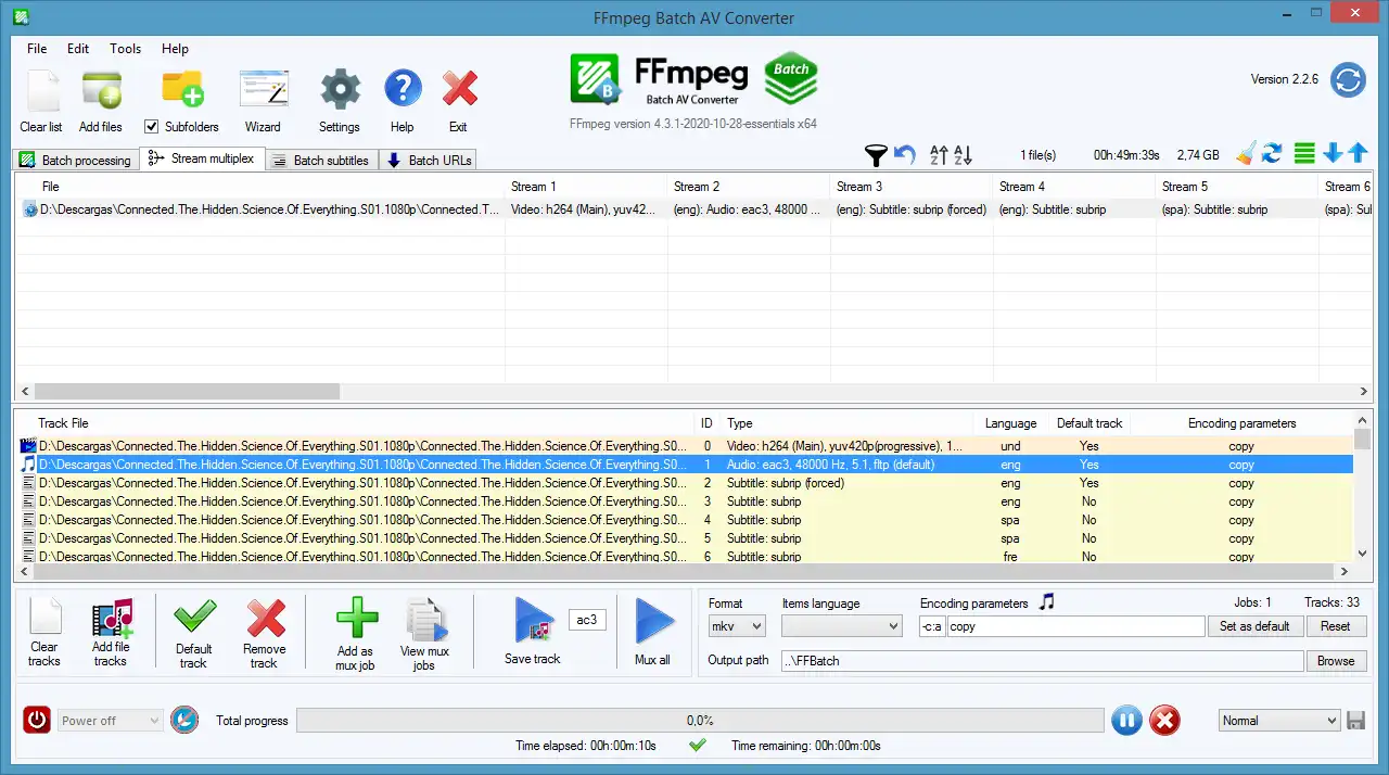 Download webtool of webapp FFmpeg Batch AV Converter