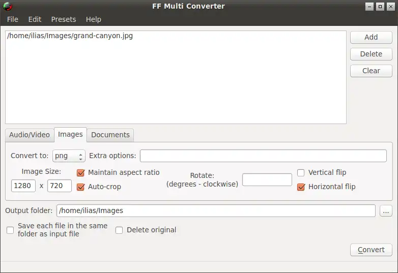 Download web tool or web app FF Multi Converter