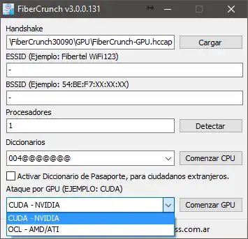 Download web tool or web app FiberCrunch