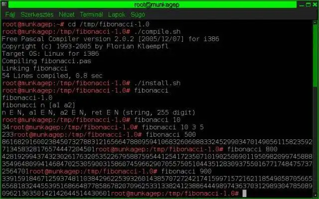 Muat turun alat web atau apl web fibonacci untuk dijalankan di Linux dalam talian