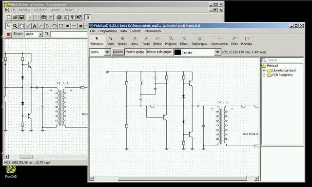 WebツールまたはWebアプリをダウンロードするFidoCadJ