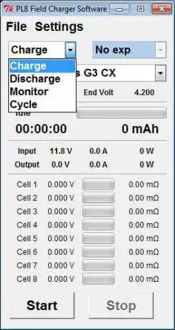 Download web tool or web app Field charger software