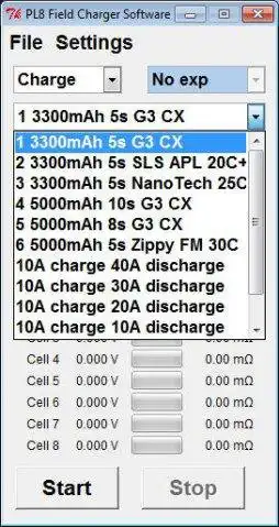 Download web tool or web app Field charger software