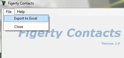 Download web tool or web app FigertyContacts