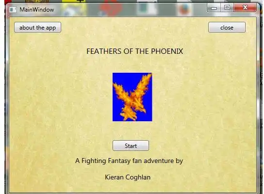 Download web tool or web app fighting fantasy fan adventure feathers  to run in Windows online over Linux online