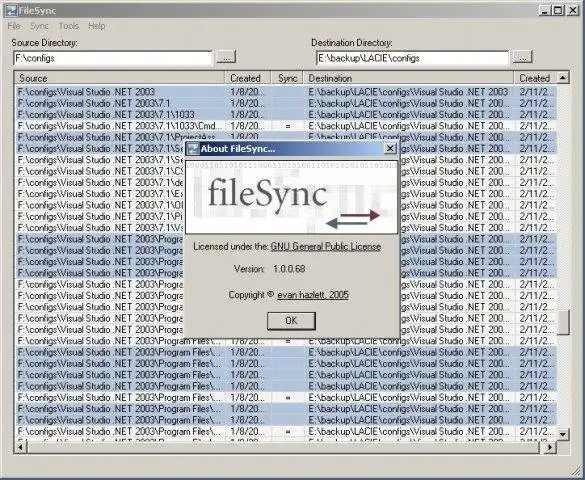 Download web tool or web app File and Directory Synchronizer