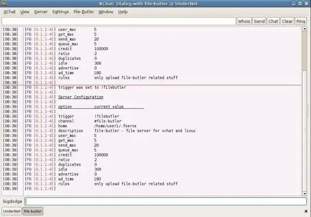 Download web tool or web app file-butler - Xchat ratio file server