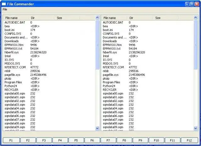 Download web tool or web app File Commander
