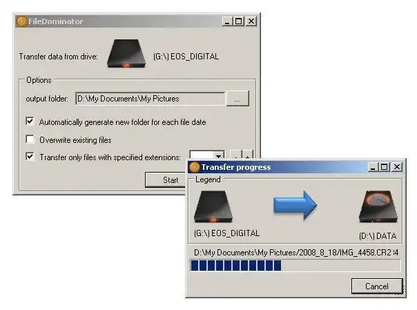 Download web tool or web app FileDominator