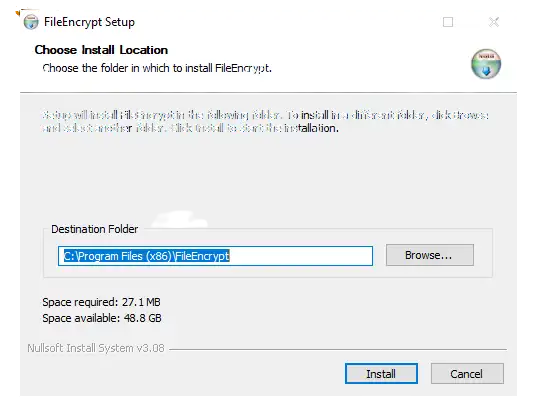 Unduh alat web atau aplikasi web FileEncrypt