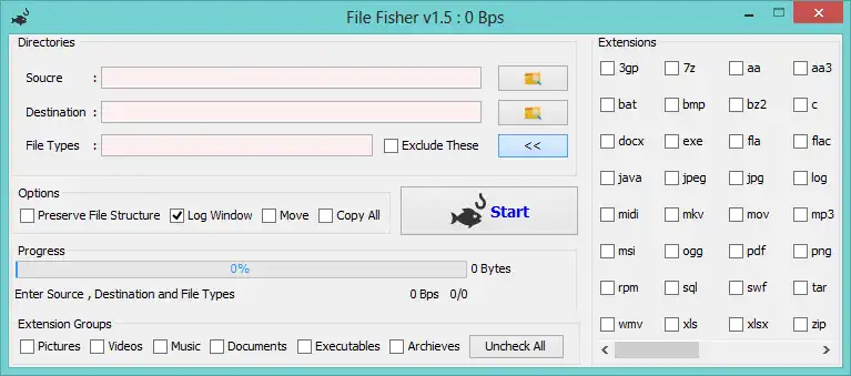 Download web tool or web app File Fisher